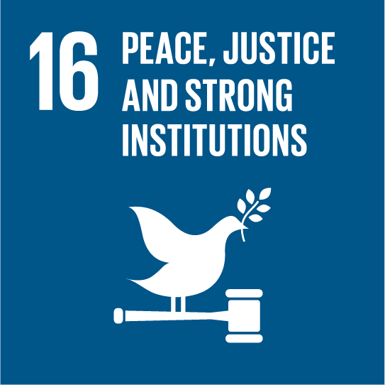 Promote peaceful and inclusive societies for sustainable development, provide access to justice for all and build effective, accountable and inclusive institutions at all levels