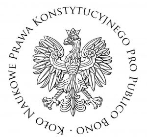 Logo przedstawiające orła z polskiego godła