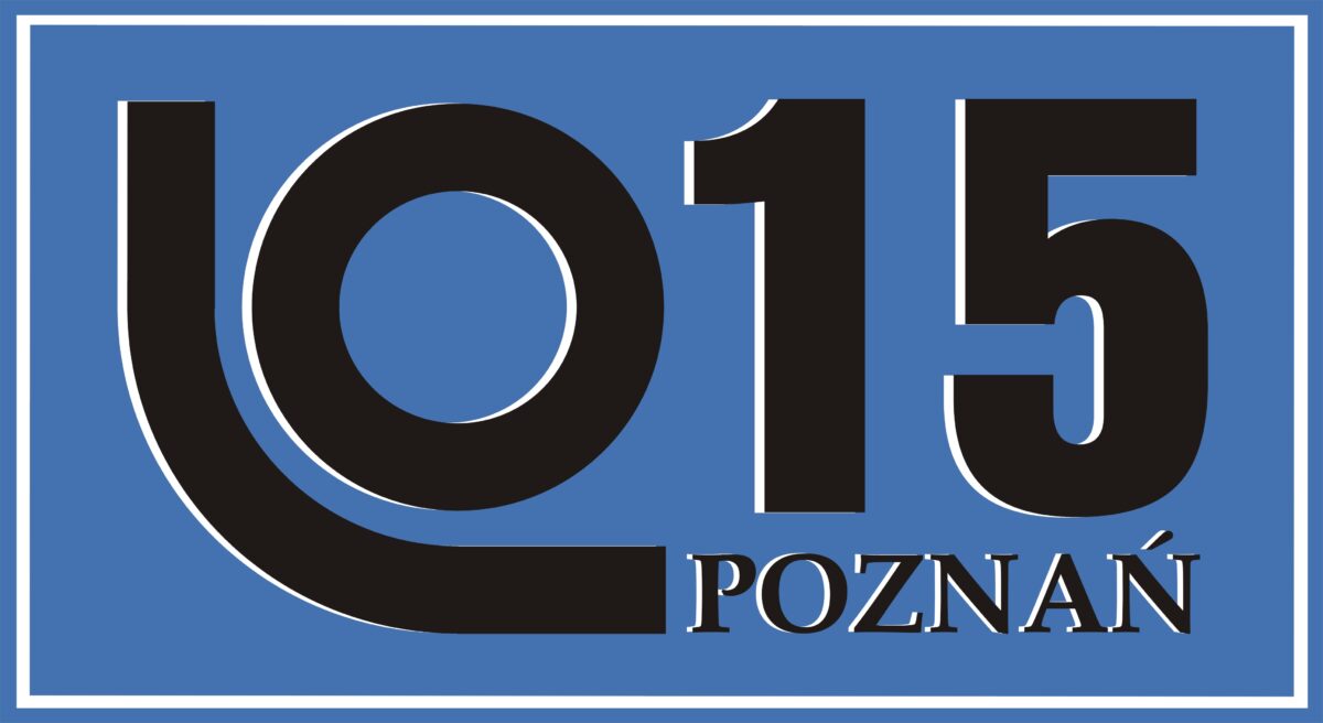 Logo liceum 15 w Poznaniu
