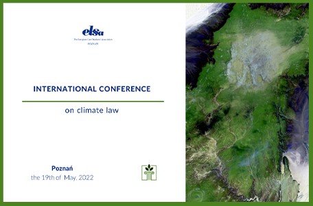 I Międzynarodowa Konferencja Naukowa Prawa Klimatycznego