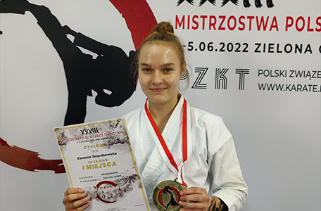 Zuzanna Smardzewska Mistrzynią Polski w karate