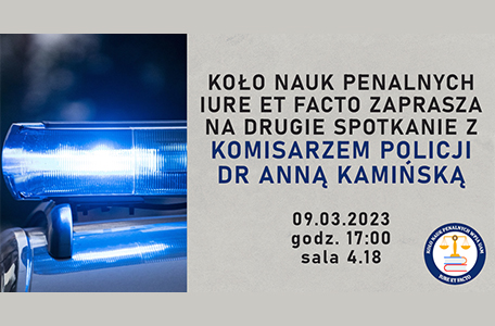 Sprawy z poznańskiego Archiwum X, czyli drugie spotkanie z komisarzem Policji - dr Anną Kamińską
