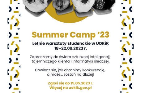 Nabór na warsztaty studenckie z prawa konkurencji w UOKiKdo - Summer Camp UOKiK ’23