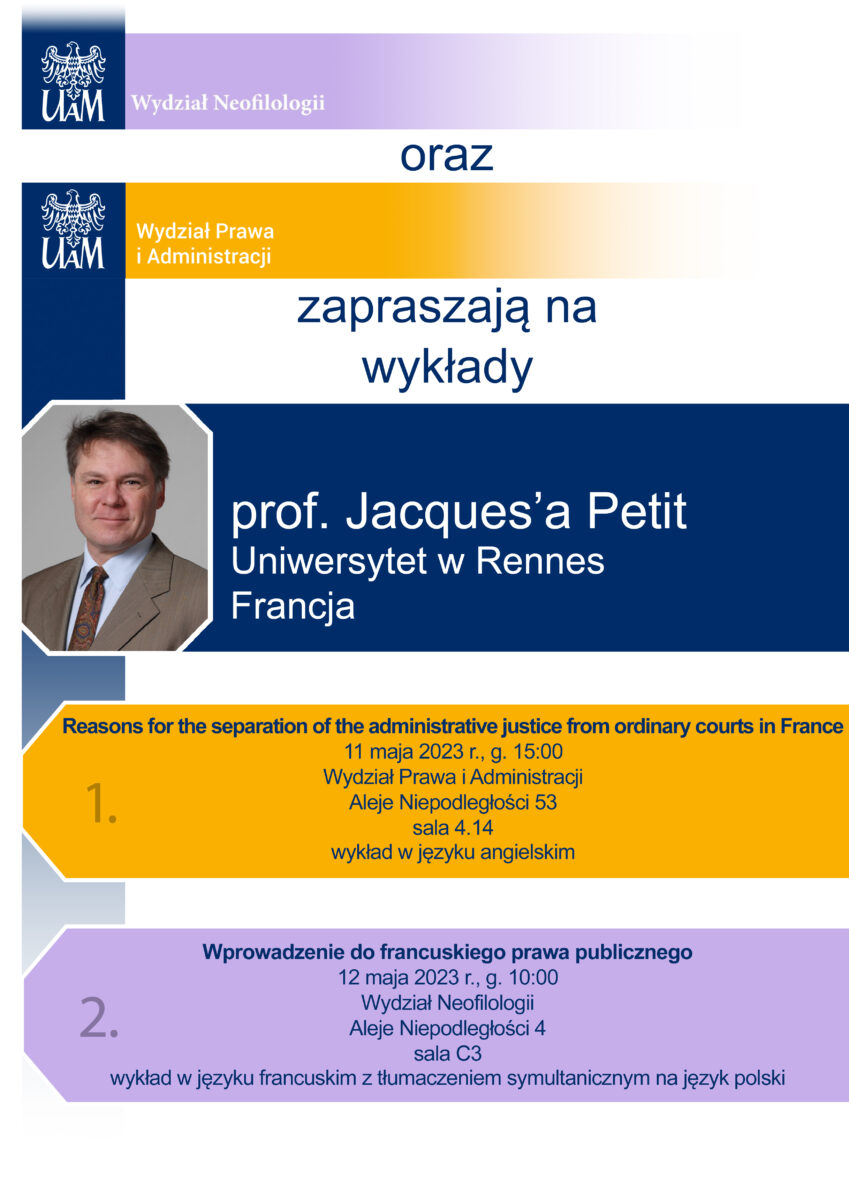 Wykład prof. Jacques'a Petit