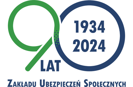 miniatura logo 90 lat Zakładu Ubezpieczeń Społecznych