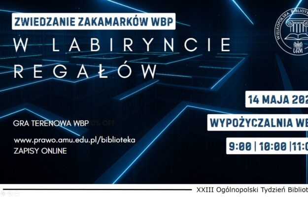 XXIII Tydzień bibliotek – W labiryncie regałów. Gra terenowa