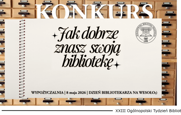 XXIII Tydzień bibliotek – Dzień Bibliotekarza