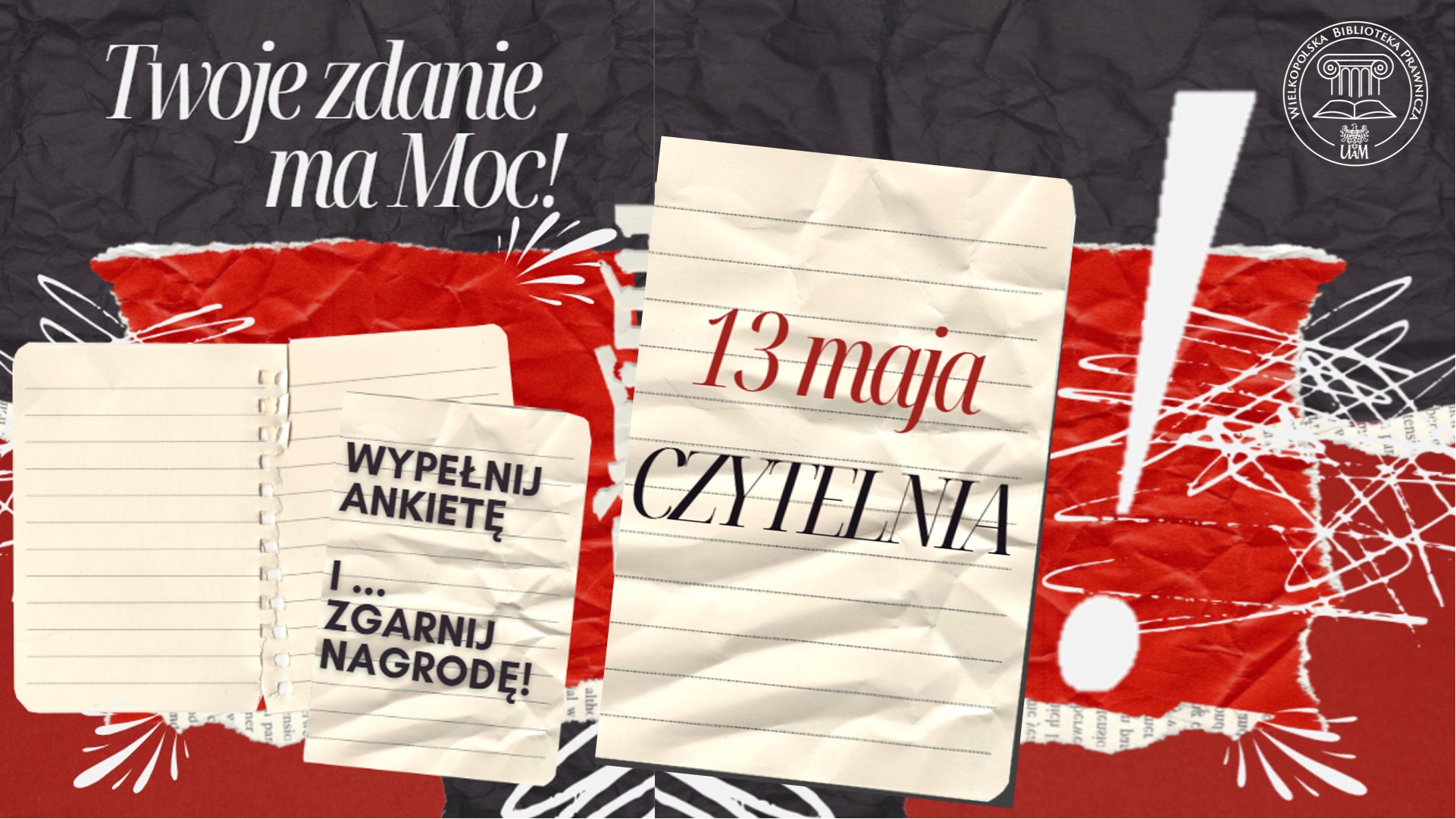 Twoje zdanie ma moc. Plakat.