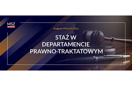 Program Płatnych Staży w MSZ