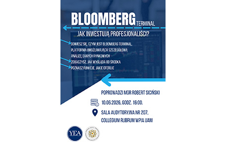 Bloomberg Terminal – jak inwestują profesjonaliści? Warsztaty z analizy danych rynkowych