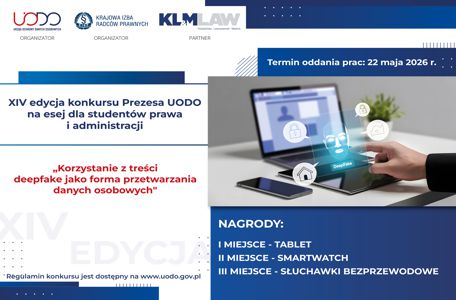 XIV edycja konkursu UODO dla studentów
