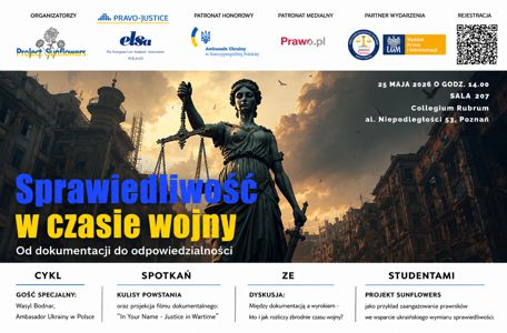 Sprawiedliwość w czasie wojny. Od dokumentacji do odpowiedzialności