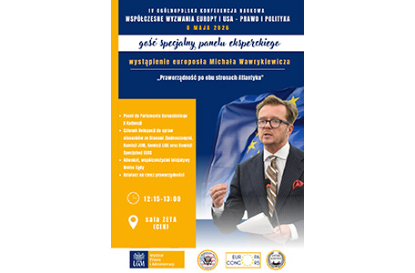 Konferencja Naukowa „Współczesne wyzwania Europy i USA – prawo i polityka”