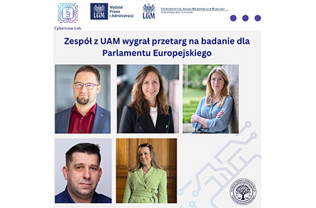 Wydziałowy CyberLaw Lab wygrał przetarg na badanie dla Parlamentu Europejskiego