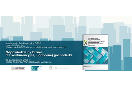 Udział dr Izabeli Schiffauer w konferencji z okazji 50-lecia Wytycznych OECD dot. odpowiedzialnego prowadzenia działalności biznesowej
